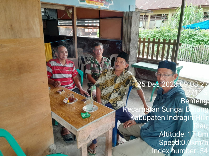 Dukung Tugas Koramil 07/Reteh Melalui Komsos Guna Jaga Hubungan Baik