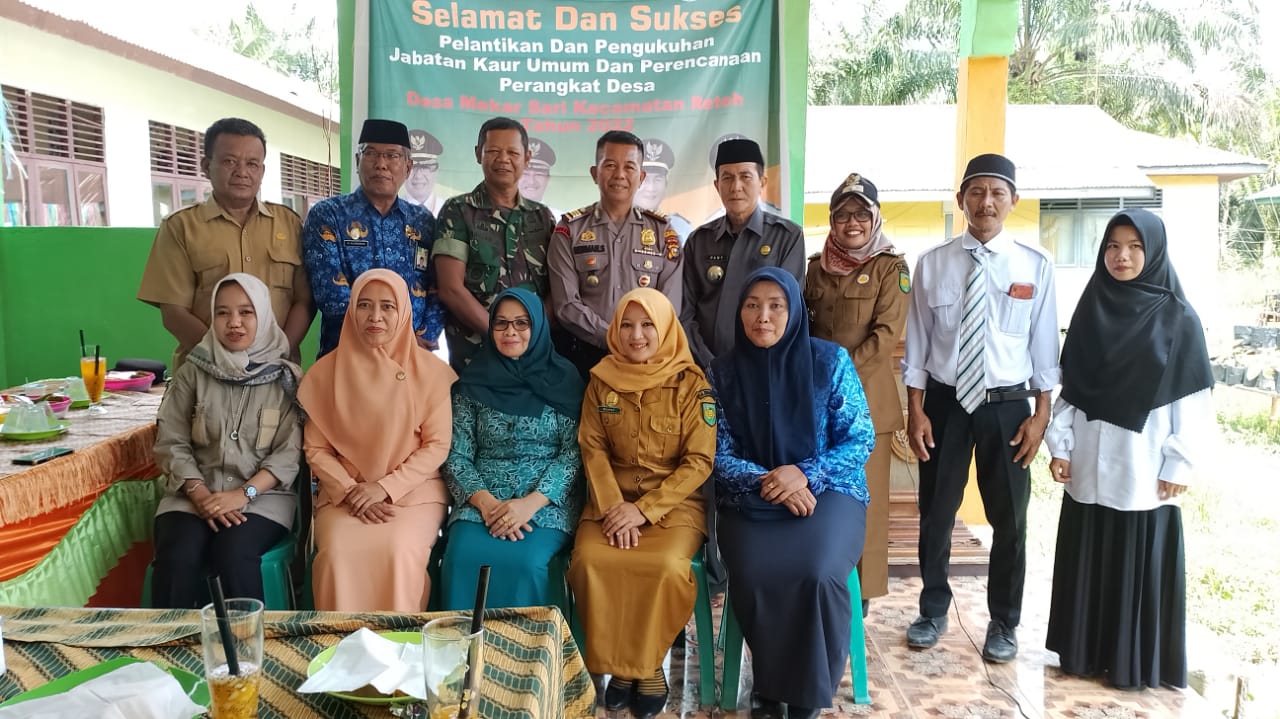 Danramil 07/Reteh Ikuti Pelantikan dan Pengukuhan Jabatan Kaur Umum