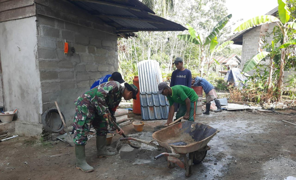 Komsos Babinsa Koramil 07/Reteh: Membangun Jembatan Silaturahmi di Desa Tanjung Labuh