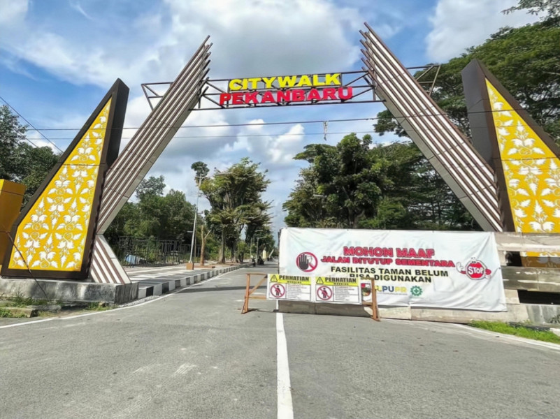 Pj Walikota Pekanbaru Segera Resmikan  Taman Labuai City Walk dan Sentra UMKM Dekranasda