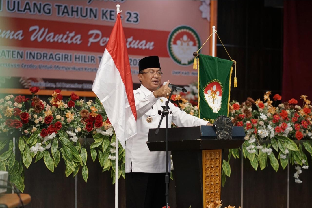 Bupati Inhil Bangga Atas Keaktifan dan Dedikasi DWP Inhil