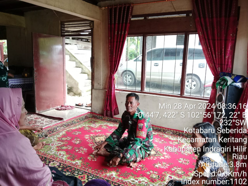 Terkait Bahaya Narkoba, Babinsa Koramil 09/Kmg Lakukan Pencegahan dan Sosialisasi Dengan Masyarakat