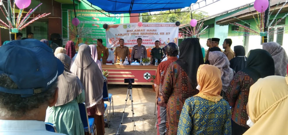 Babinsa Koramil 07/Reteh Memperingati Hari Lanjut Usia