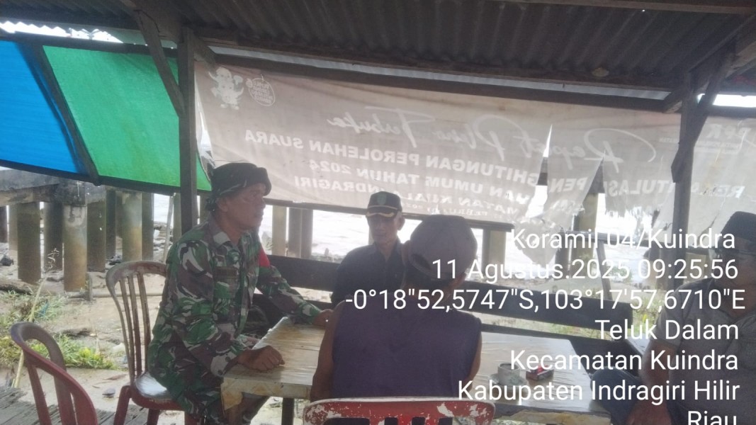 Babinsa Koramil 04/Kuindra Rutin Melaksanakan Komsos di Kampung Pancasila