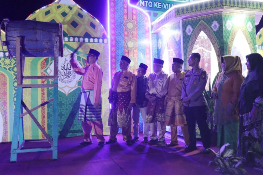 Bupati Indragiri Hilir Buka MTQ Tingkat Kecamatan Batang Tuaka Tahun 2023