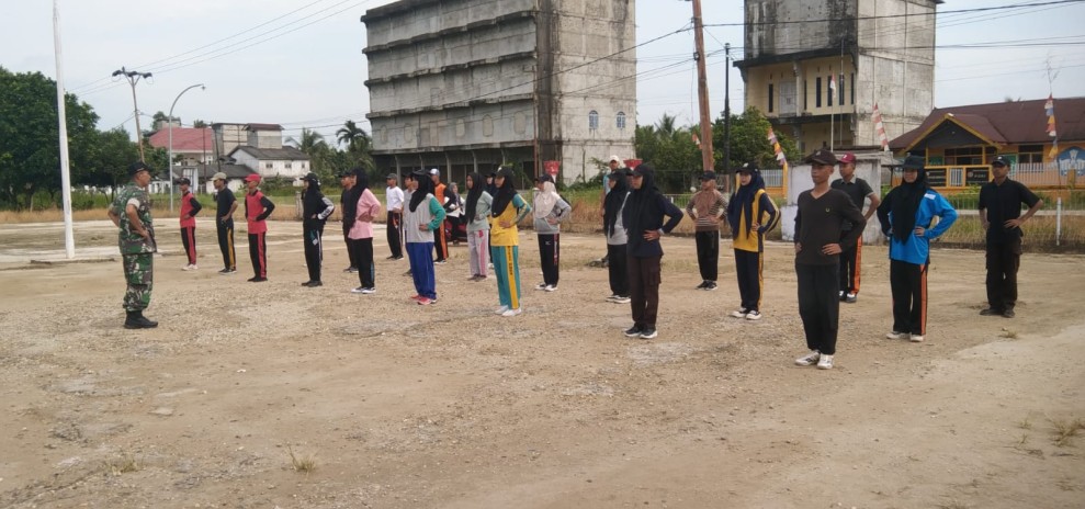 Paskibra Kec Reteh Siap Mengibarkan Bendera pada HUT RI ke-80