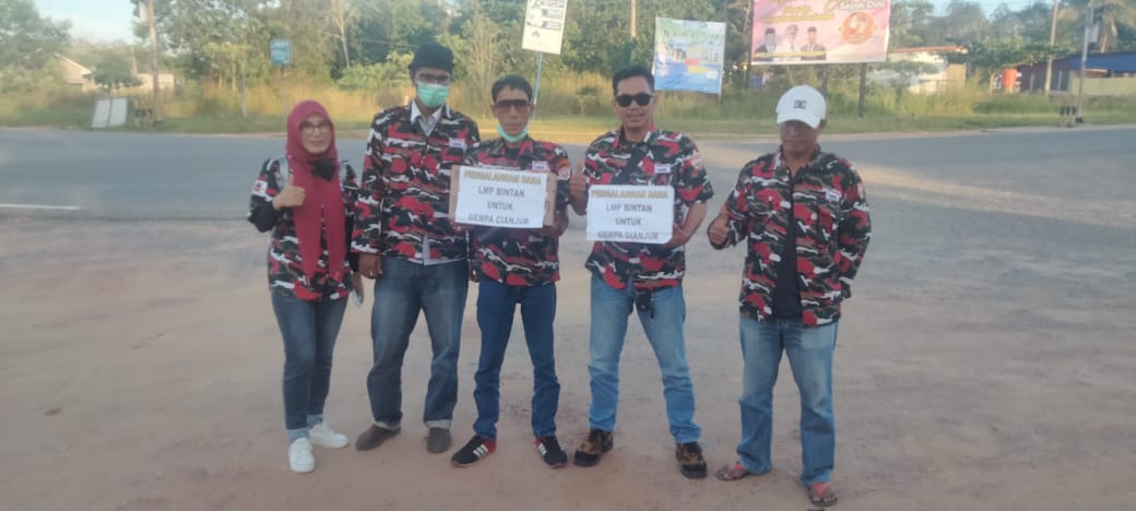 Peduli Sesama, LMP Bintan Galang Dana untuk Korban Gempa di Cianjur