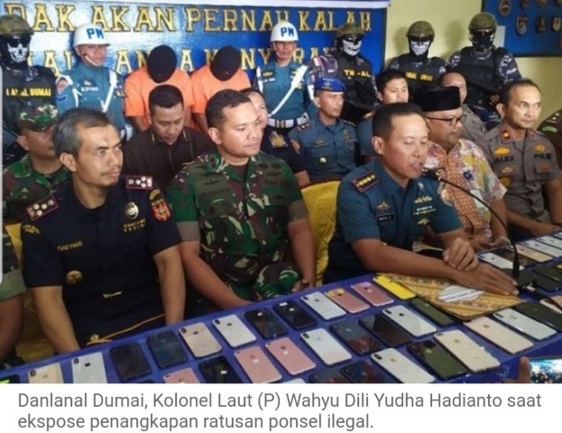 Ratusan Ponsel Canggih Ilegal dari Batam Berhasil Diamankan 