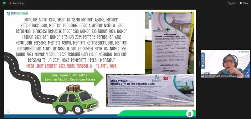 BPJS Kesehatan bersama Fasilitas Kesehatan Tetap Melayani Peserta JKN Selama Libur Lebaran Tahun 2024