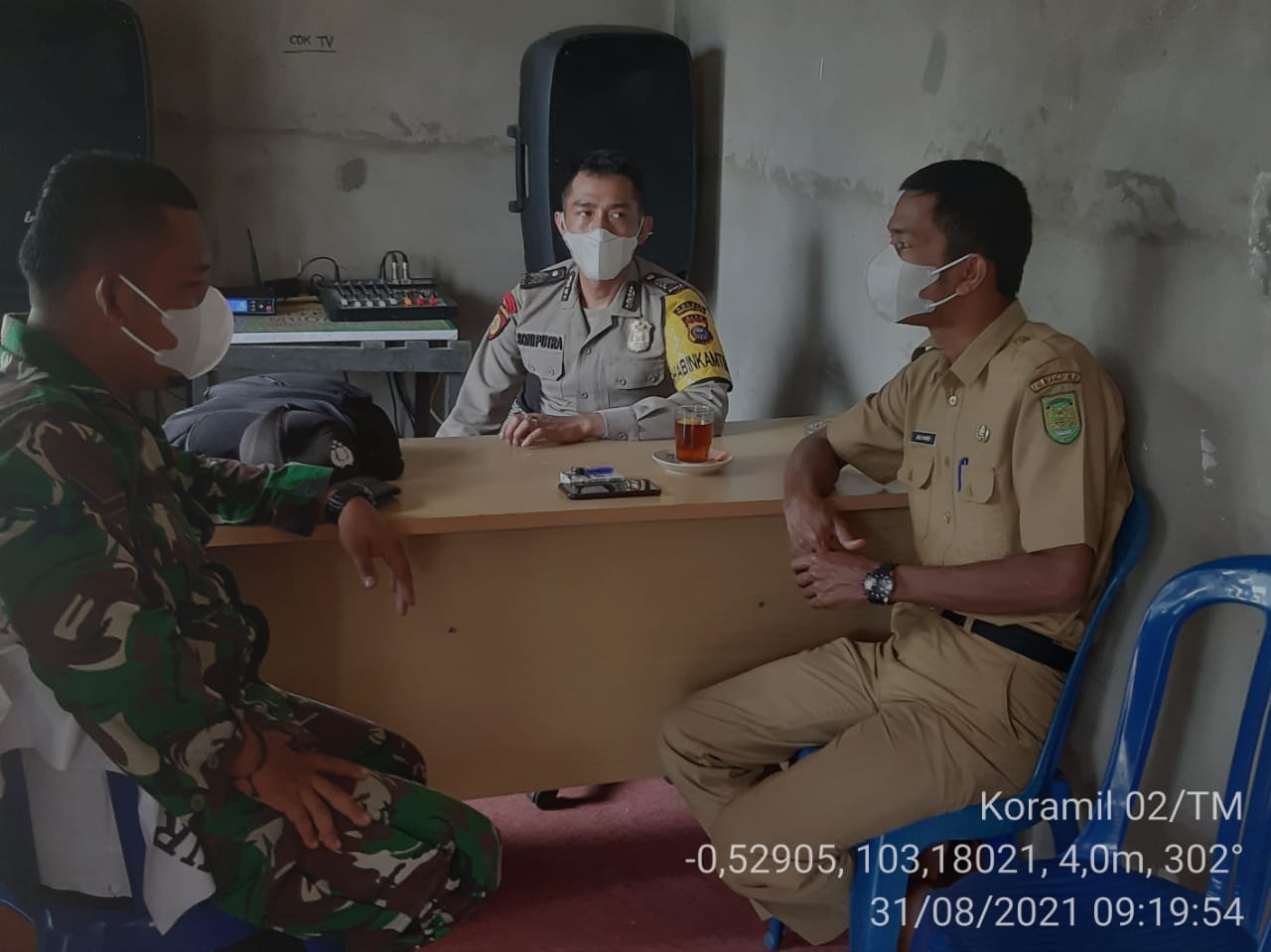 Kompak, Babinsa dan Bhabinkamtibmas serta Aparat Kelurahan Komsos Bersama