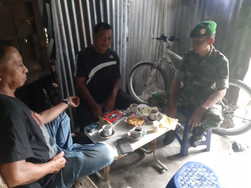 Dengan Komsos, Koramil 07/Reteh Harap Agar Terus Terjalin Silaturahmi Yang Erat Antar Sesama