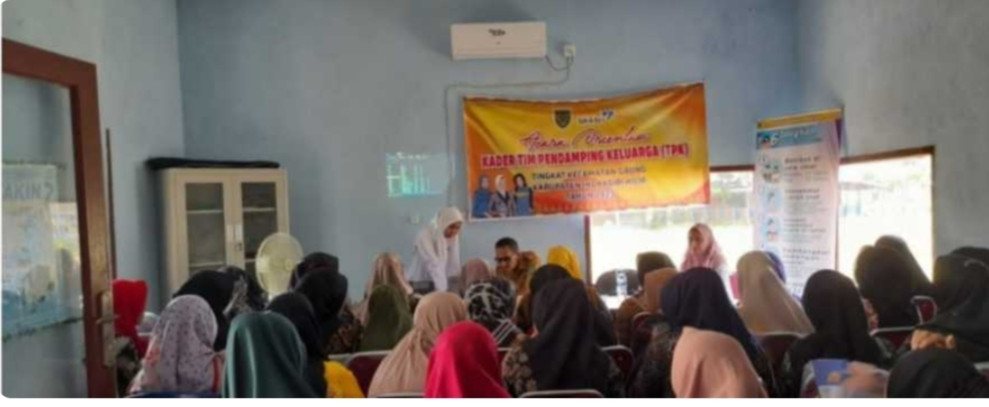 DP2KBP3A Inhil Melaksanakan Orientasi bagi TPK Kecamatan Gaung