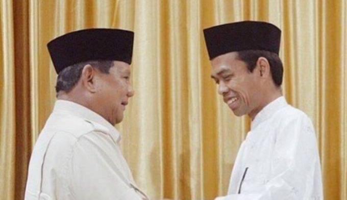 Gegara Dukung Prabowo, UAS Ngaku Rugi Besar, 'Dibully, Dibenci, Ditolak BUMN, Batal Umrah'