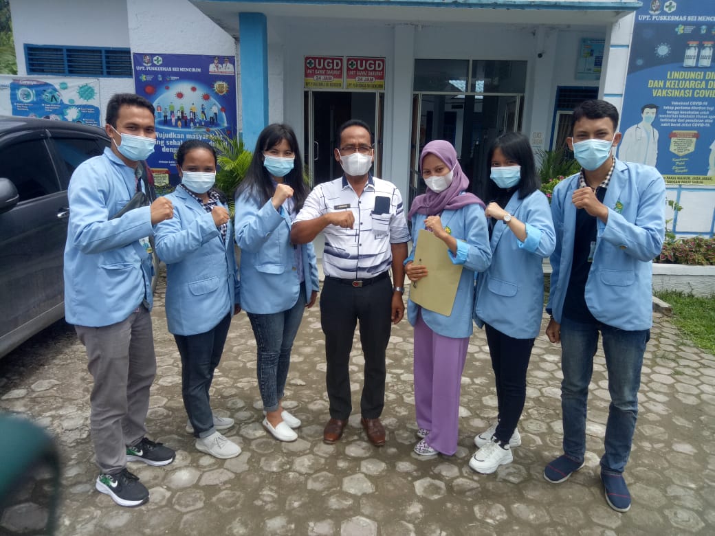Tim Kukerta Balik Kampung UNRI Desa Suka Maju Menjadi Relawan SATGAS dan Pendataan Vaksinasi