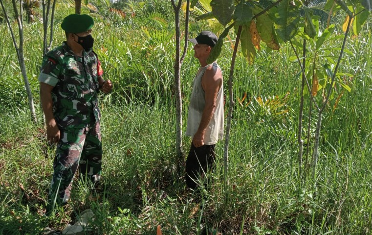 Himbauan Untuk Menjaga Hutan dan Lahan Oleh Babinsa Koramil 04/Kuindra