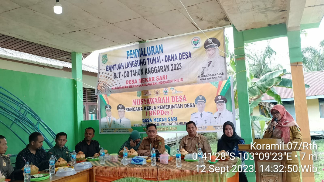Wujudkan Pembangunan Desa, Danramil 07/Reteh Hadiri Penetapan RKP Desa