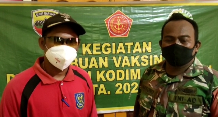 Penghulu Pekaitan Apresiasi Serbuan Vaksinasi Kodim 0321 Rohil