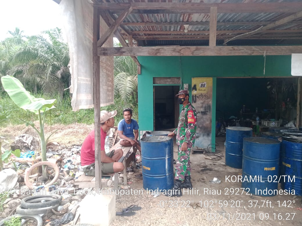 Sambangi Warga Binaan, Serda Darno Rutin Lakukan Komsos