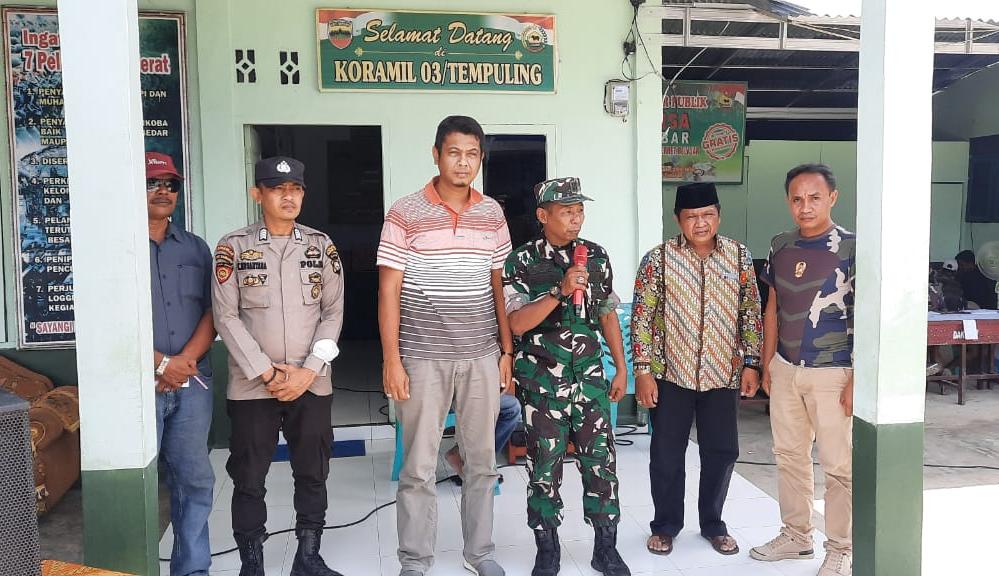 Masih Suasana HUT TNI ke-77, Koramil 03/Tempuling Adakan Lomba Burung Berkicau