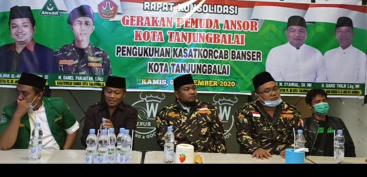 PC GP Ansor Tanjungbalai Siap Mensukseskan Program Vaksinasi