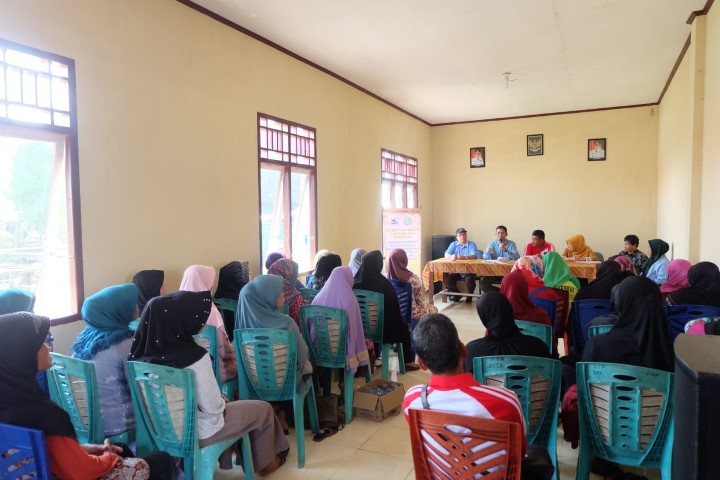 Fakultas Perikanan UNRI Gelar Pelatihan ini di Desa Pulau Cawan 