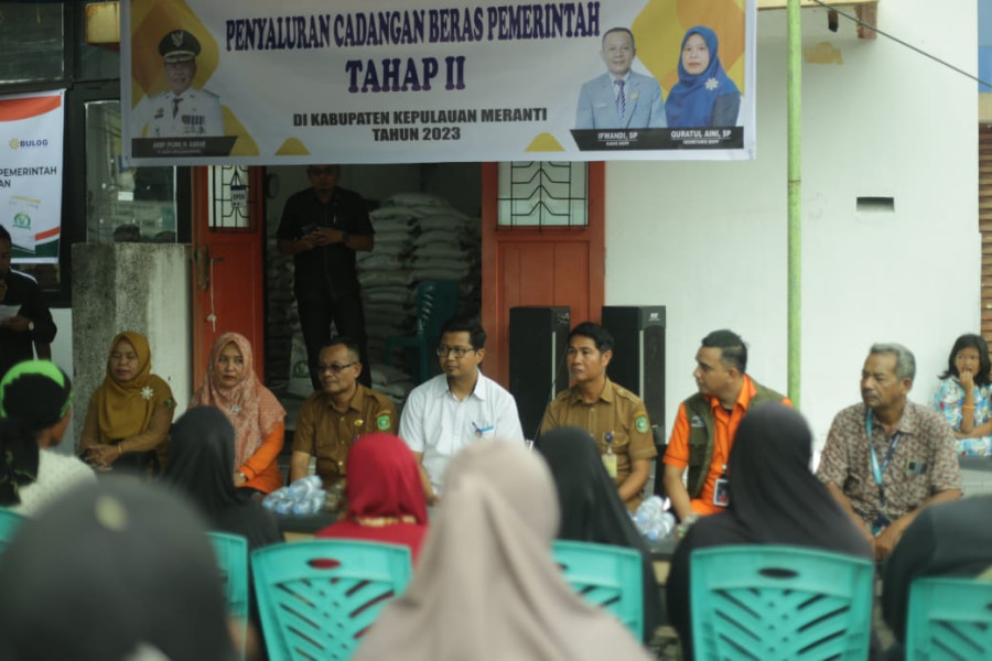 31.293 KPM di Meranti Terima Bantuan Beras