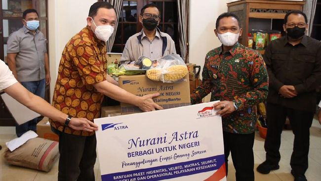 Untuk Korban Erupsi Semeru, Nurani Astra Kirim Bantuan Rp4,4 Miliar