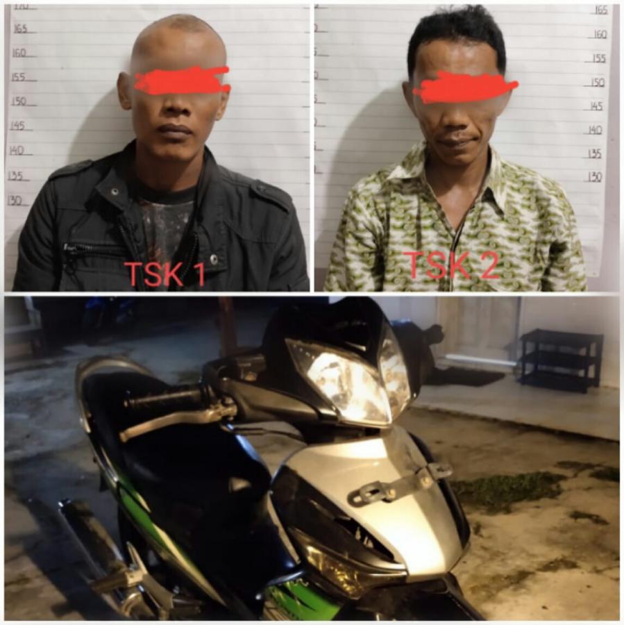 Opsnal Mandau Berhasil Tangkap Dua Pelaku TP Pencuri Sepeda Motor