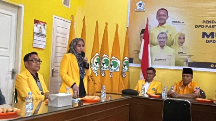 Karmila Sari Resmi Daftar Calon Ketua Golkar Riau, Dinilai Representasi Regenerasi dan Energi Baru Partai