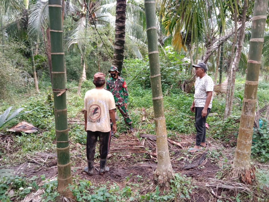 Upaya Pencegahan Karhutla, Sosialisasi Rutin Dilakukan Koramil 04/Kuindra