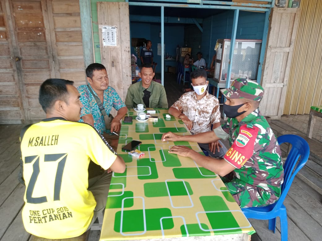 Guna Menjalin Silaturahmi,Babinsa Koramil 04/Kuindra Aktif Melakukan Komsos