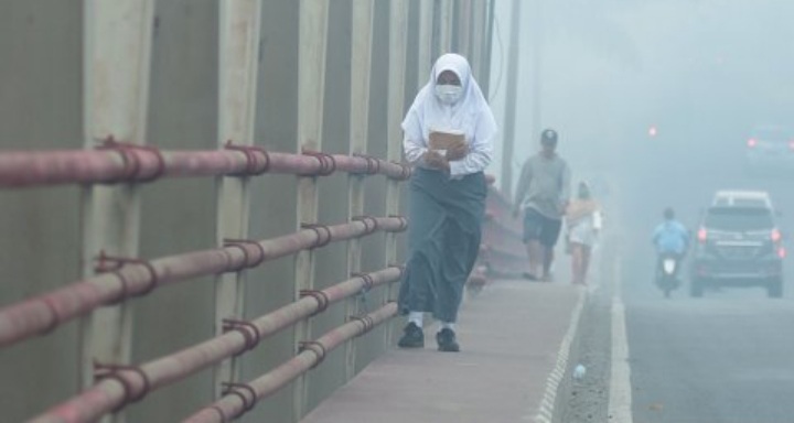 Kabut Asap Mulai Melanda Meranti, Polisi Buru Pelaku Karhutla