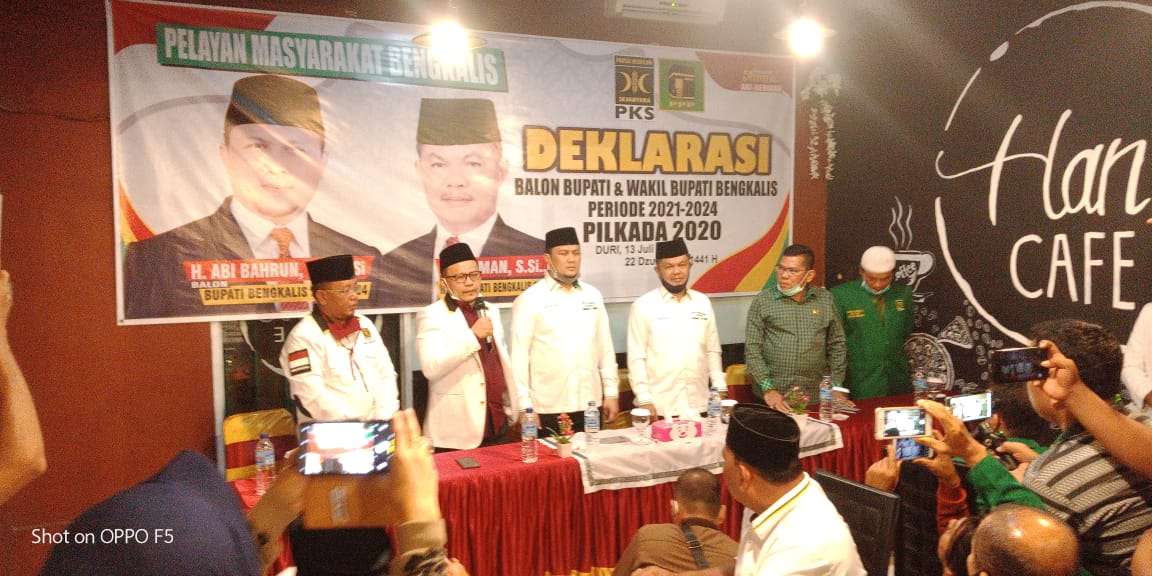 Menuju Pilkada Bengkalis 2020, PKS dan PPP Resmi Deklarasikan Pasangan Abi Bahrun - Herman (AMAN) Menuju Pilkada Bengkalis 2020, PKS dan PPP Resmi Deklarasikan Pasangan Abi Bahrun - Herman (AMAN)