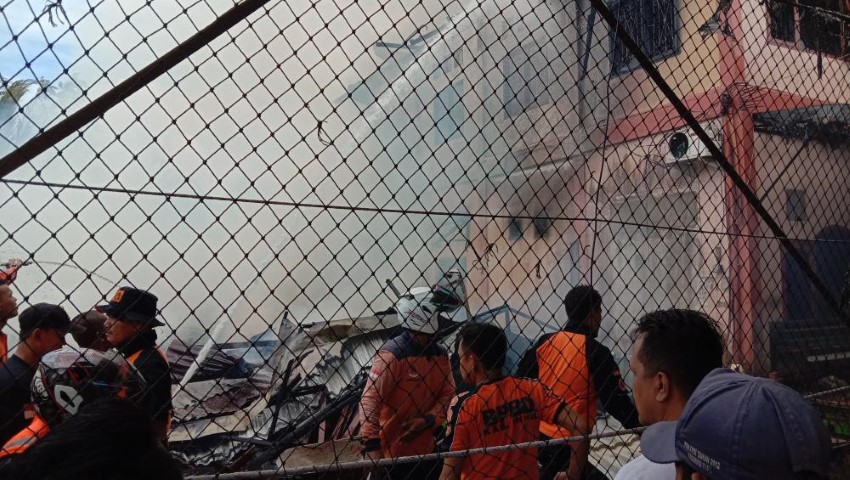 Baru saja.! Kebakaran di Jalan Tanjung Harapan, Hebohkan Masyarakat Tembilahan