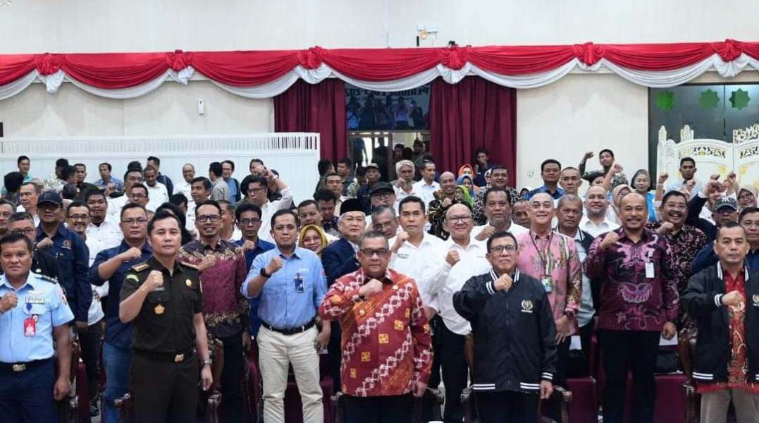 Pj Sekda Kampar Hadiri Pelantikan Pengurus PWI Provinsi Riau