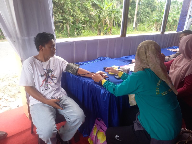 Polsek Tempuling Sediakan Cek Kesehatan Gratis di Pos Pelayanan Lebaran 2026 untuk Pemudik