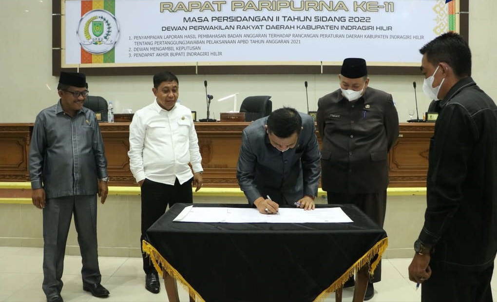 DPRD Inhil Laksanakan Rapat Paripurna ke-11 Tahun 2022