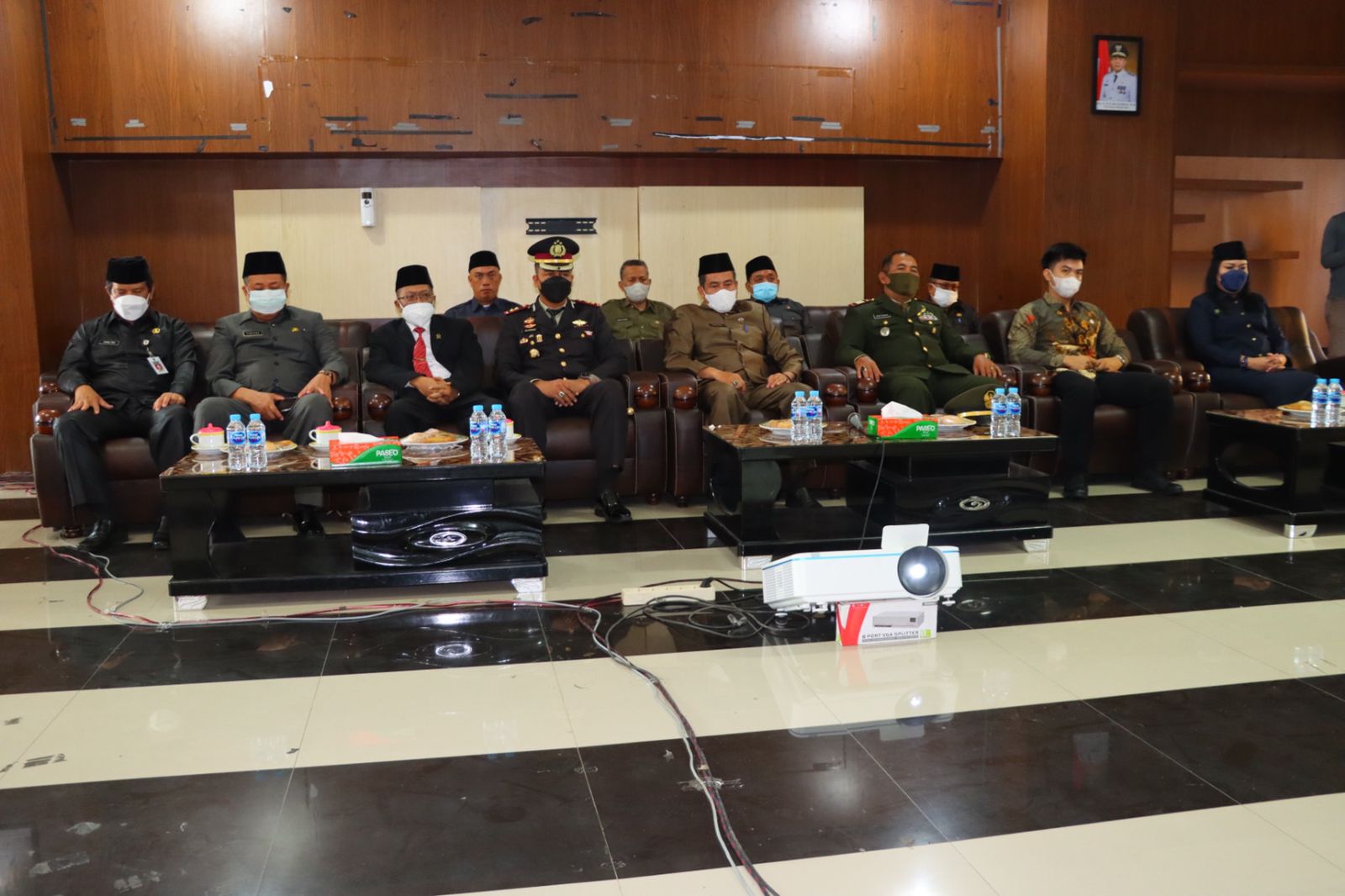 Secara Virtual, Kapolres Inhu Hadiri Upacara Hari Kesaktian Pancasila 2022 