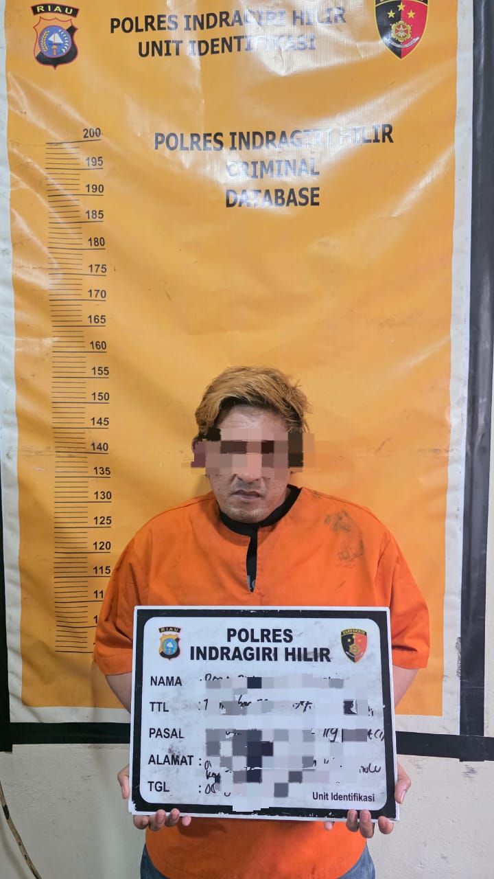 Pengedar Sabu Tembilahan Hulu Ditangkap Pukul 03.00 WIB, Polres Inhil Dalami Jaringan