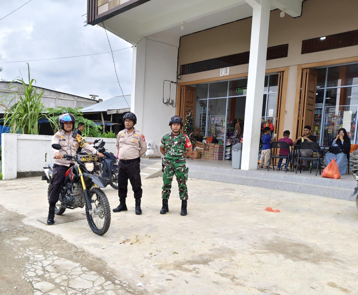 Sinergi Babinsa dan Bhabinkamtibmas Amankan Perayaan Imlek 2025