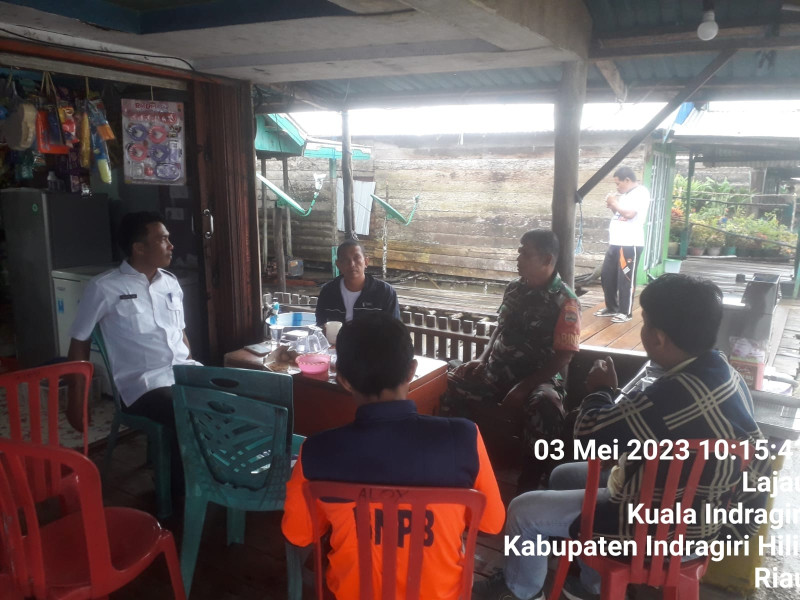 Babinsa Koramil 04/Kuindra Selalu Himbau Warga Untuk Selalu Berhati-hati