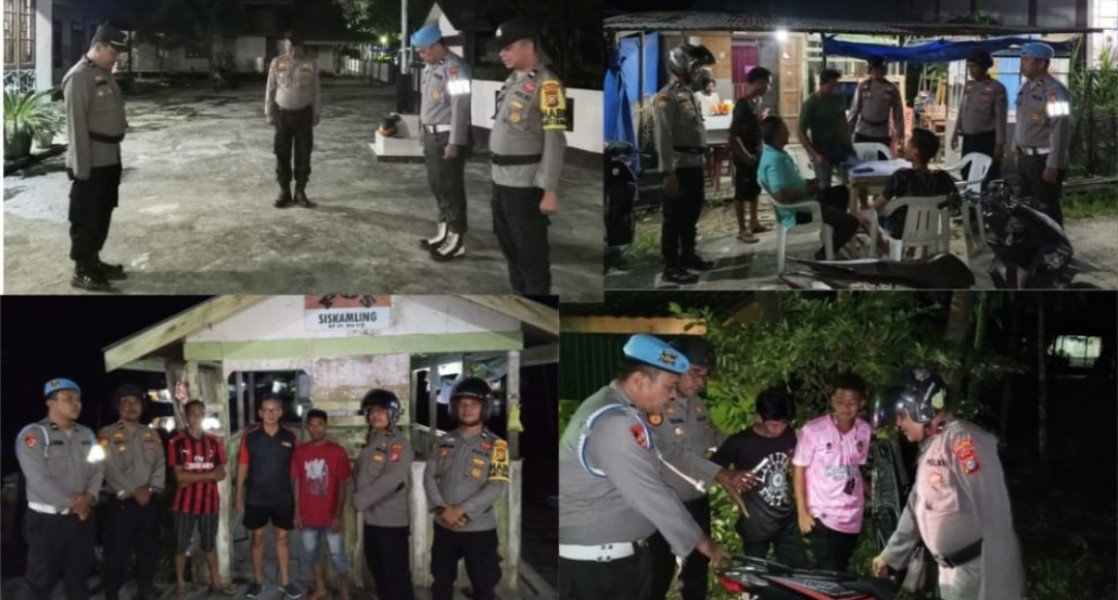 Sambang Poskamling, Upaya Polsek Gaung Anak Serka Tingkatkan Kesadaran Warga Jaga Kamtibmas