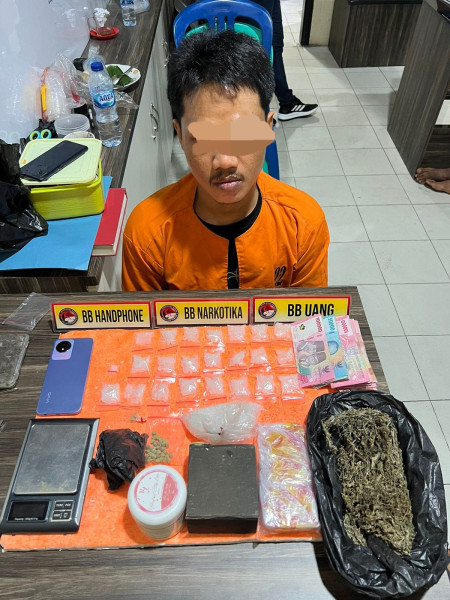 Bandar Narkoba Diamankan Polres Inhil