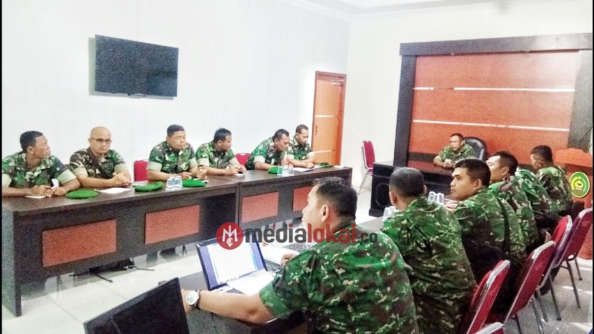 Gerak Cepat, Kodim 0314/Inhil Lakukan Rapat Evaluasi Karhutla