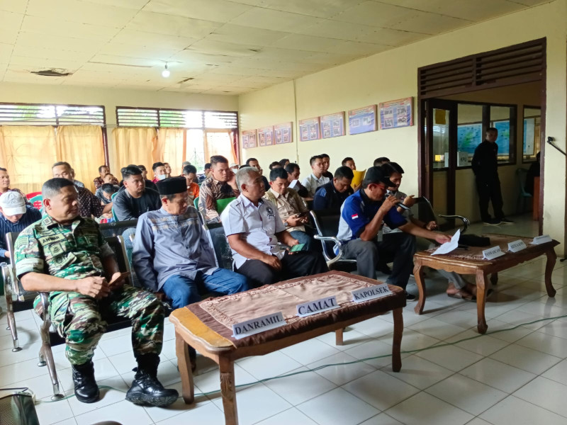 Rapat Pleno Terbuka Oleh Danramil 09/Kemuning di Wilayah