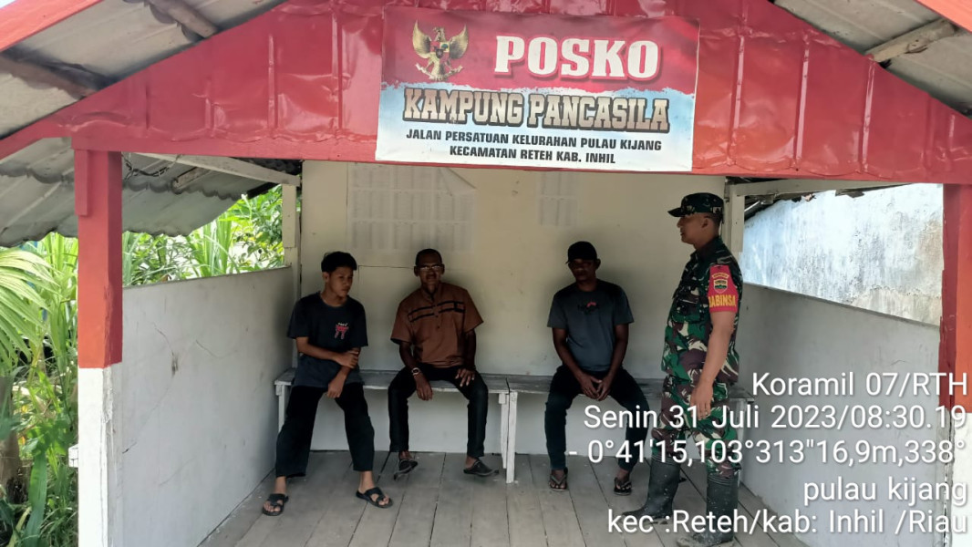 Koramil 07/Reteh Terus Sampaikan Kepada Para Pelajar Agar Selalu Menghindari Judi Online