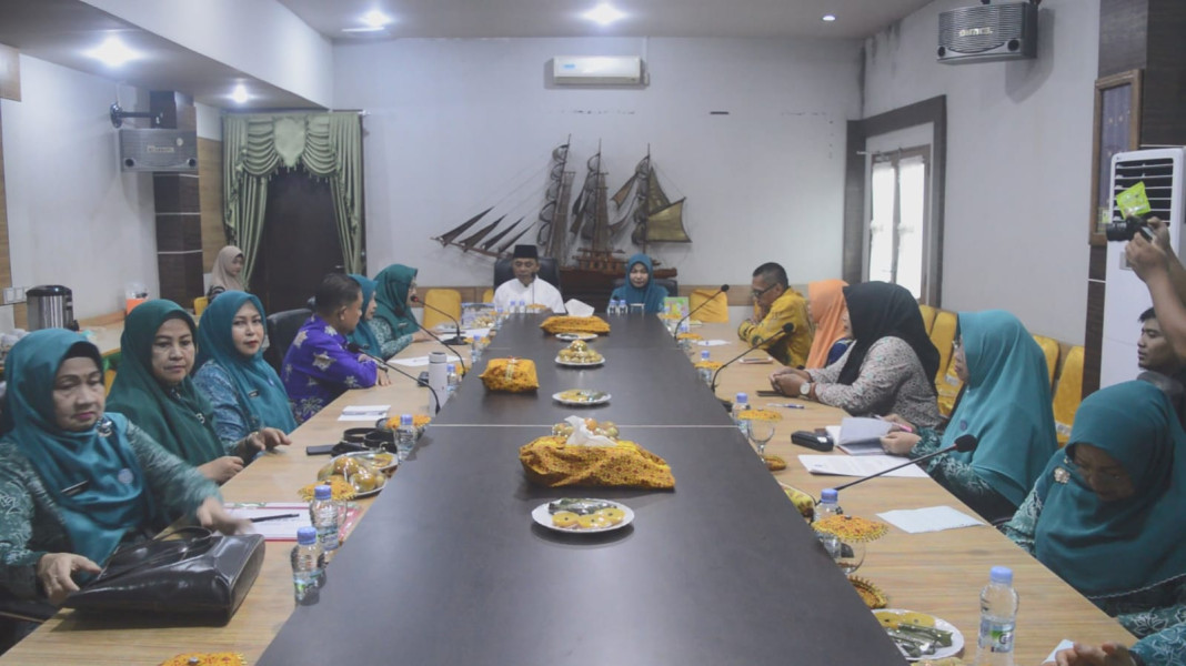 Kembangkan Usaha Kecil dan Menengah, TP PKK Inhil Lakukan MOU Dengan Dinas Koperasi dan UMKM