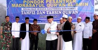 Wakil DPRD Inhil Hadiri Peresmian Ponpes Madrasatul Qur'an Al-Amin Serta Wisuda Tahfidz dan Tahsin Angkatan I