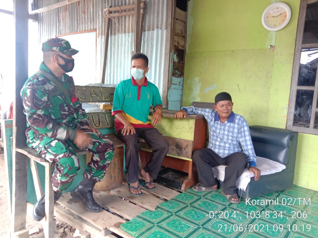 Sertu Syamsir Rutin Gelar Komos di Tanjung Pasir
