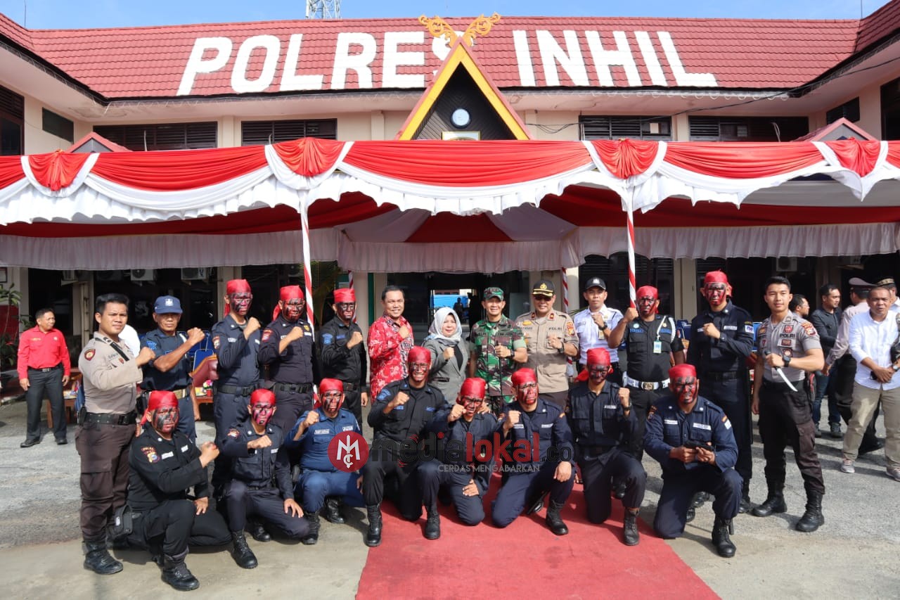 Dandim 0314/Inhil Hadiri Apel Peringatan HUT Satpam ke-39 di Mapolres Inhil  Dandim 0314/Inhil Hadiri Apel Peringatan HUT Satpam ke-39 di Mapolres Inhil